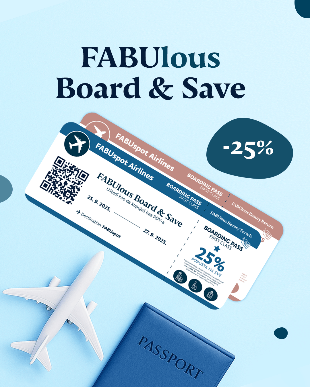 Od 25. do 27.9. popust od 25% na svim FABUspot mjestima! 