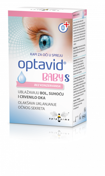 Optavid babys kapi za oci u spreju 10ml